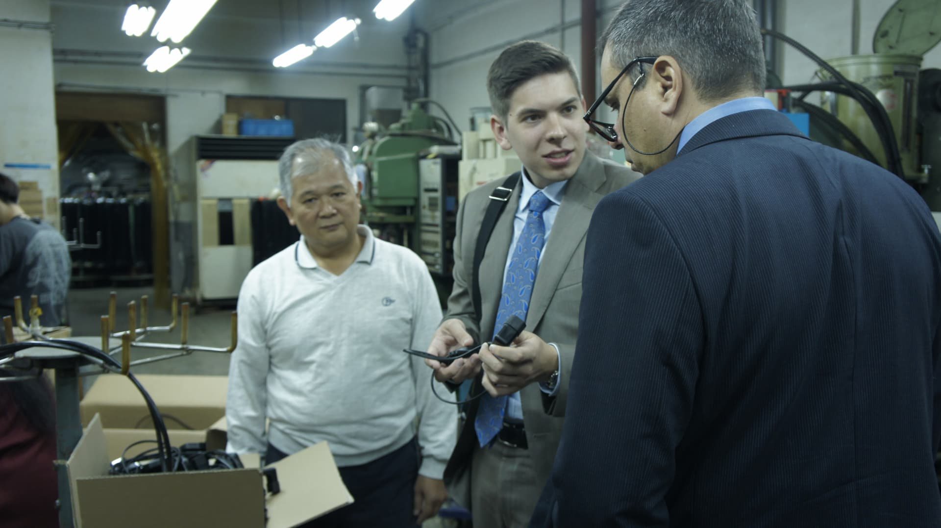 International customer coordination on the factory floor in Taiwan